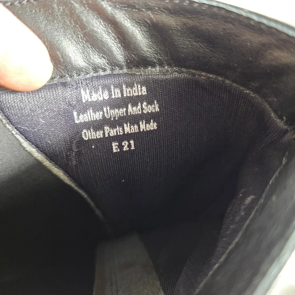 Trotters Womens Black Supple Leather Side Zip Riding Tall Boots Size‎ 6M NEW